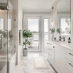 Badezimmerteppich - Flynn (cremefarben)