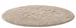 Tapis de salle de bain rond - Gertie (beige)