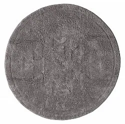Runder badezimmerteppich - Gertie (dunkelgrau)
