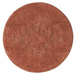 Runder badezimmerteppich - Gertie (terrakotta)