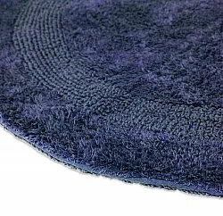 Runder badezimmerteppich - Nila (blau)