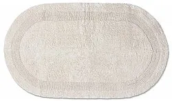Ovaler badezimmerteppich - Nila (cremefarben)