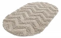 Ovaler badezimmerteppich - Tressa (beige)