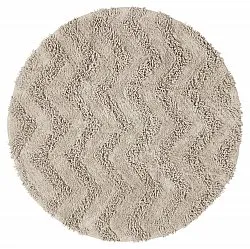 Runder badezimmerteppich - Tressa (beige)