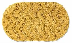 Ovaler badezimmerteppich - Tressa (gelb)