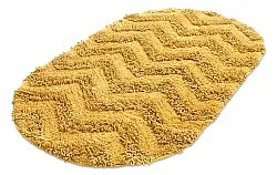 Ovaler badezimmerteppich - Tressa (gelb)