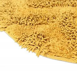 Tapis de salle de bain rond - Tressa (jaune)