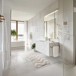 Badezimmerteppich - Tressa (cremefarben)