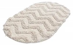 Ovaler badezimmerteppich - Tressa (cremefarben)