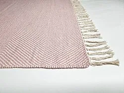 Flickenteppich - Barela (beige/rosa)