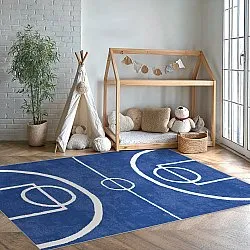 Kinderteppich - Basket (blau)