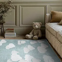 Tapis Enfant - Cloudy Sky (bleu)