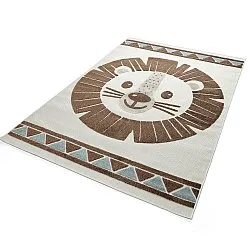 Kinderteppich - Kind Lion (creme/blau)