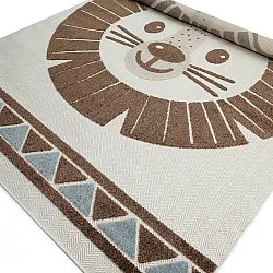 Kinderteppich - Kind Lion (creme/blau)