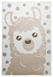 Kinderteppich - Kind Llama (creme/braun)