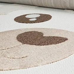 Kinderteppich - Kind Llama (creme/braun)