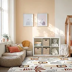 Kinderteppich - Lion Friends (beige)