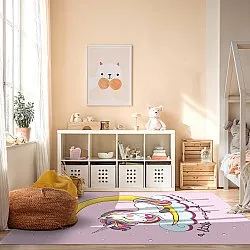 Tapis enfant - Magical Unicorn (rose)