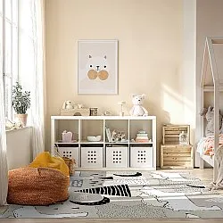 Kinderteppich - Piggyback Ride (grau)