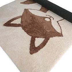 Kinderteppich - Soft Fox (creme/braun)