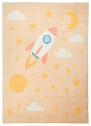 Tapis Enfant - Space Rocket (rose)