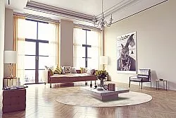 Rund Teppich - Porto (beige)