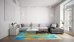 Wilton-Teppich - Molina (blau)