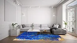 Tapis Wilton - Taravilla (bleu)