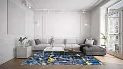 Wilton-Teppich - Estella (blau)