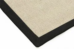Sisal-Teppich - Agave (schwarz/offwhite)