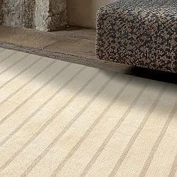 Tapis en coton - Helle (blanc cassé/gris)