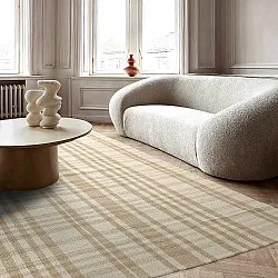 Baumwollteppich - Husvik (beige)