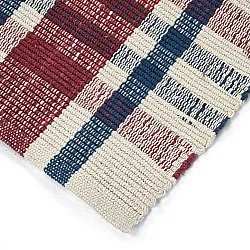 Baumwollteppich - Husvik (creme/mehrfarbig)