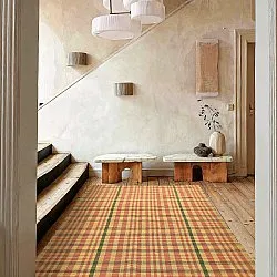 Baumwollteppich - Husvik (senf/mehrfarbig)