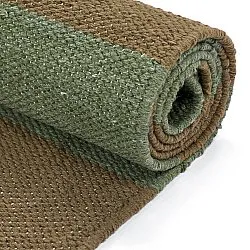 Baumwollteppich - Nilo (moosgrün)