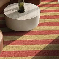 Tapis Coton - Nilo (jaune moutarde/terracotta)