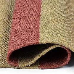 Tapis Coton - Nilo (jaune moutarde/terracotta)