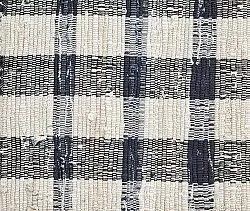 Tapis en coton - Noomi (noir)