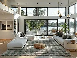 Baumwollteppich - Noomi (grün)