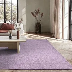 Tapis Coton - Rigolet (violet clair)