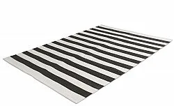 Tapis en coton - Nilo (noir/blanc)
