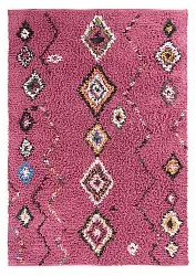 Hochflorteppiche - Nyle Natural Cotton Shaggy (rosa/multi)