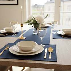 Platzset 2er-Pack - Niva (dunkelblau)