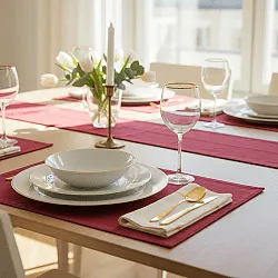 Set de table - 2 unités Niva (bordeaux)