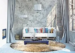 Rund Teppich - Florent (braun)