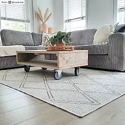 Teppich für innen und außen - Brussels Diamond (weiß)