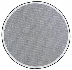 Rund Teppich - Sortelha (schwarz)