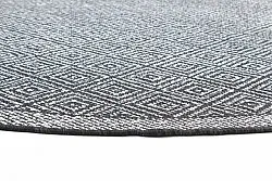 Rund Teppich - Monsaraz (schwarz)