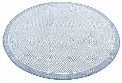 Rund Teppich - Monsaraz (blau)