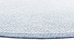 Rund Teppich - Monsaraz (blau)